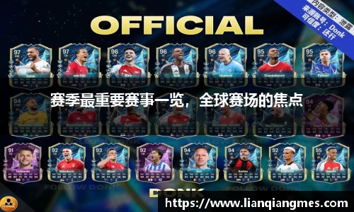 赛季最重要赛事一览，全球赛场的焦点